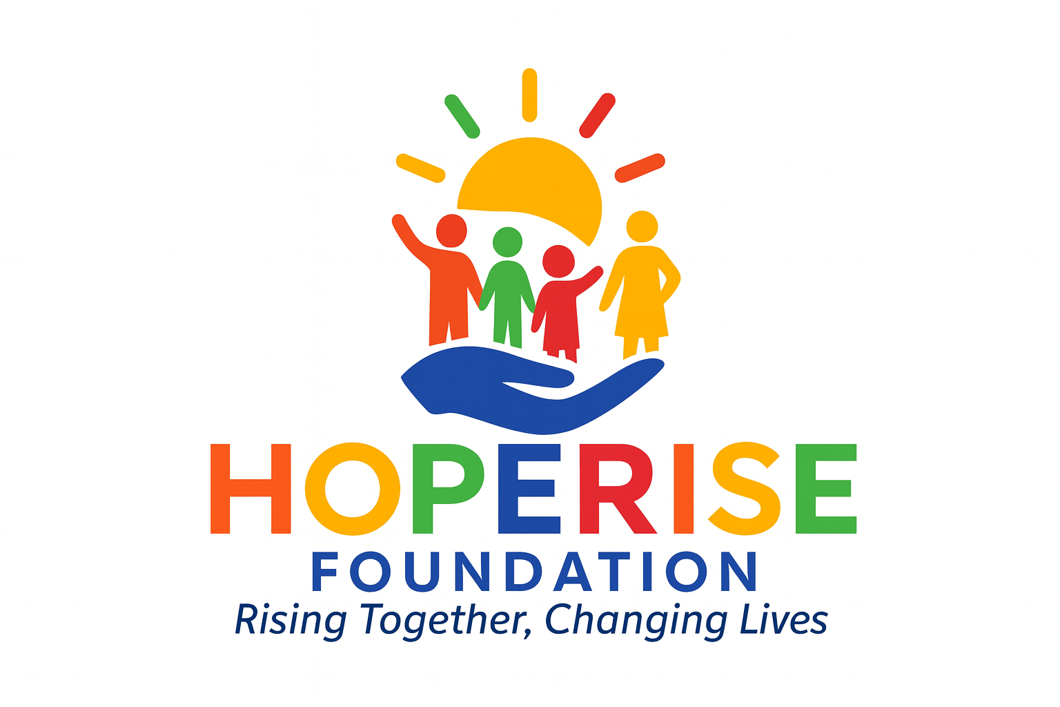 "Ensemble sous le soleil levant de l'espoir, nous élevons et protégeons ceux qui en ont besoin."
